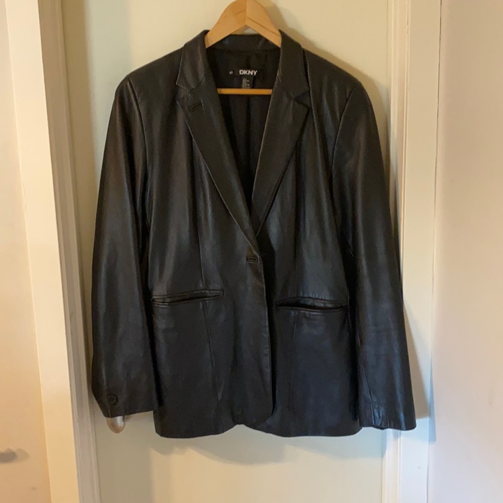Vintage DKNY Leather Jacket